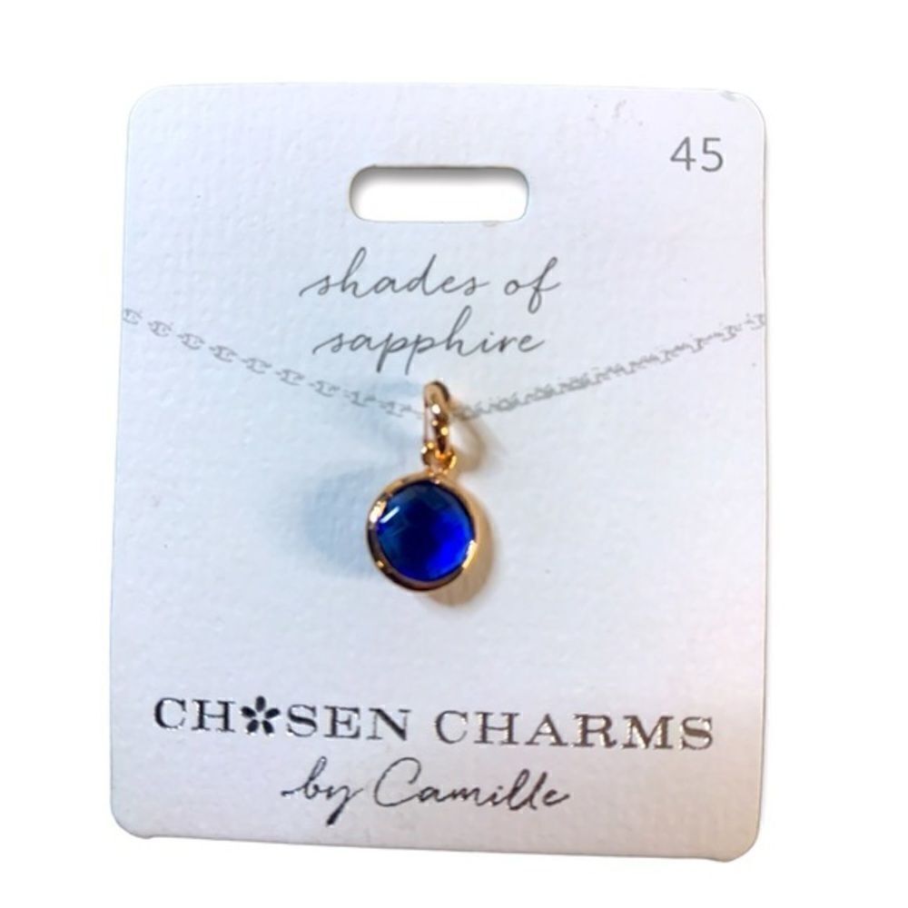 Rose Gold Charm by Chosen Charms by Camille NWT With 18’ Rose Gold Chain and Box